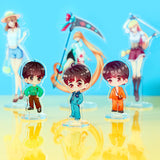 Customized Acrylic Clear Keychain Chaveiro Charms