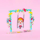 Customized Acrylic Clear Keychain Chaveiro Charms
