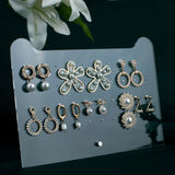 Acrylic Clear Earrings Display Stand Organizer Storage Box