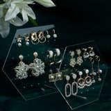 Acrylic Clear Earrings Display Stand Organizer Storage Box