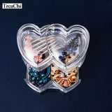 Acrylic Cosmetic Receiving Box Transparent Plexiglass Heart-shaped