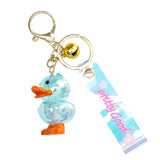 Acrylic Crystal Duck Key Chain Bag Pendant Baby Small Gift Anime Collection
