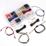 Acrylic Cube Alphabet Beads Boxed Set DIY Jewelry Making