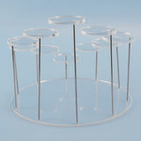 Round Acrylic Cupcake Holder Stand for Parties