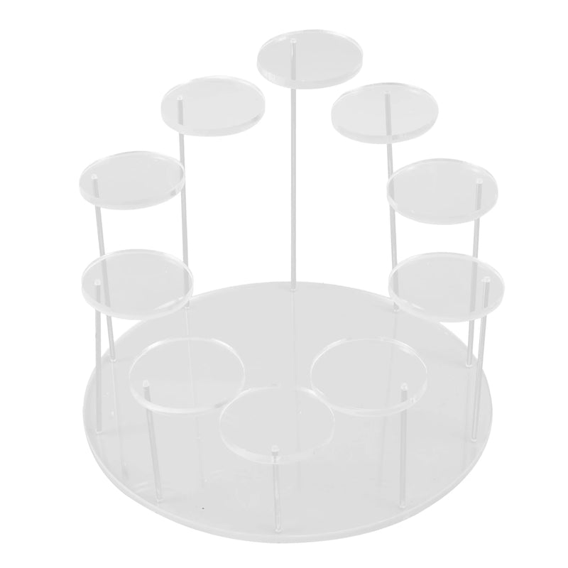Round Acrylic Cupcake Holder Stand for Parties