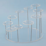 Round Acrylic Cupcake Holder Stand for Parties