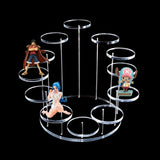 Acrylic Cupcake Stand Round Jewelry Display Stand Transparent Cake Dessert Rack