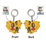 Personalized Acrylic Keychains with Picture for Lover Family