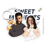Personalized Acrylic Keychains with Picture for Lover Family