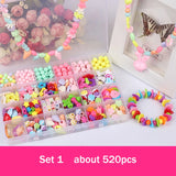 Colorful Acrylic Beads Jewelry Set for Kids