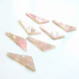 Marble Texture Acrylic DIY Earrings Jewelry Material - 8 Pieces PURPLEGRAPE