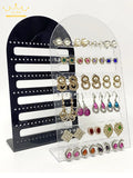 Acrylic Earring Storage Rack, 126-hole Jewelry Hanger