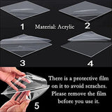 Acrylic Display Stand Book Holder Shelf for Books and Records