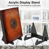 Acrylic Display Stand Book Holder Shelf for Books and Records