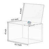 Acrylic Donation Box for Voting Charity