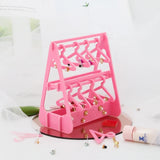 Acrylic Double-layer Earring Bracelet Necklace Display Stand