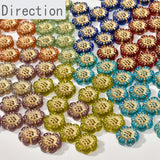 Acrylic Flowers Plum Beads for DIY Jewelry