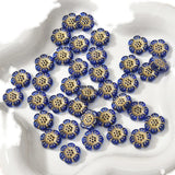 Acrylic Flowers Plum Beads for DIY Jewelry