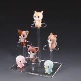 Acrylic Jewelry Ring Stand Perfume Display Case Organizer Shelf