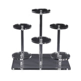 Acrylic Jewelry Ring Stand Perfume Display Case Organizer Shelf