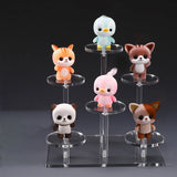 Acrylic Jewelry Ring Stand Perfume Display Case Organizer Shelf
