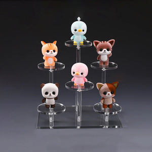 Acrylic Jewelry Ring Stand Perfume Display Case Organizer Shelf