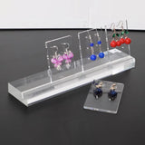 Acrylic Earring Display Rack Necklace Earring Ring Storage Board Customized