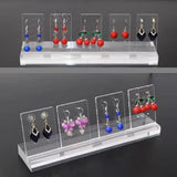 Acrylic Earring Display Rack Necklace Earring Ring Storage Board Customized