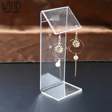 Acrylic Earring Display Stand Jewelry Organizer Earring Hanging Shelf Case