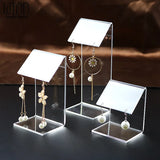 Acrylic Earring Display Stand Jewelry Organizer Earring Hanging Shelf Case