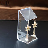 Acrylic Earring Display Stand Jewelry Organizer Earring Hanging Shelf Case