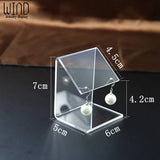 Acrylic Earring Display Stand Jewelry Organizer Earring Hanging Shelf Case