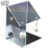 Acrylic Earring Display Stand Jewelry Organizer Earring Hanging Shelf Case