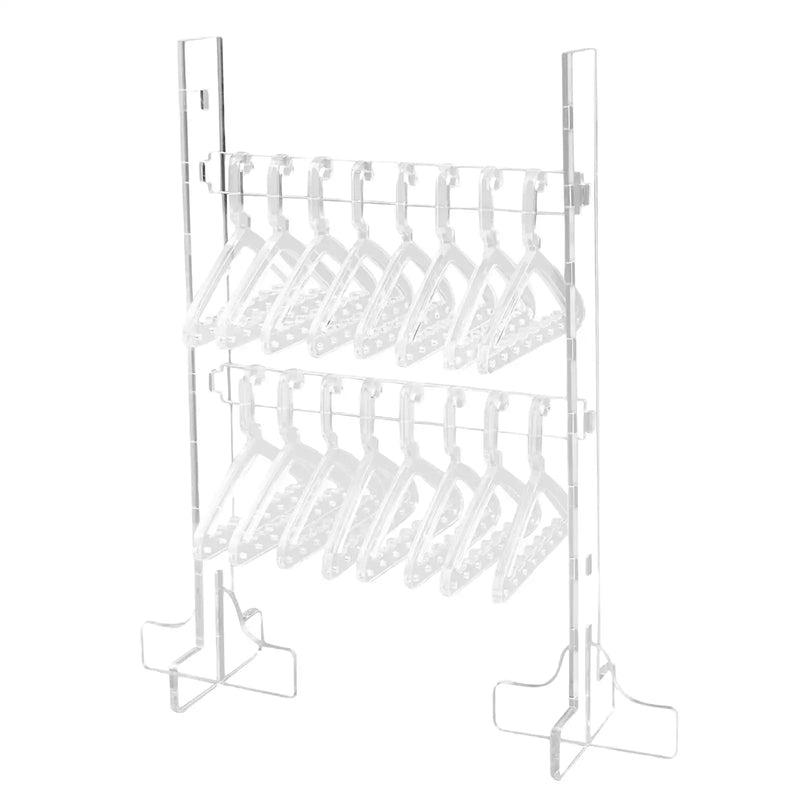 Acrylic Earring Display Stand Jewelry Storage Earring Hook Mini Coat Hanger Rack