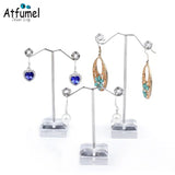Acrylic Earrings Jewelry Display Stand Pendant Organizer Earring Hanger Rack