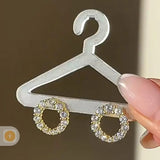 Acrylic Earrings Storage Rack Transparent Display Stand Jewelry Props Mini Shelf