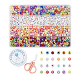Acrylic English Letters Beads Set DIY Jewelry Making Accessories