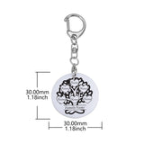 Custom Acrylic Family Keychain, Engraved Name, Parents & Children