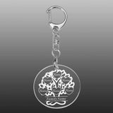 Custom Acrylic Family Keychain, Engraved Name, Parents & Children