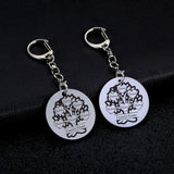 Custom Acrylic Family Keychain, Engraved Name, Parents & Children