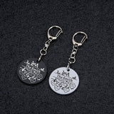 Personalized Acrylic Family Keychain with Name - Parents Children Key Chain