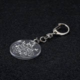 Personalized Acrylic Family Keychain with Name - Parents Children Key Chain