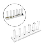 Acrylic Finger Display Counter Stand Shows Jewelry Storage