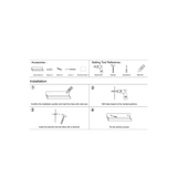 Clear Acrylic Floating Shelves, 15 L x3.25 inch W, Invisible Wall Shelf