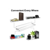 Clear Acrylic Floating Shelves, 15 L x3.25 inch W, Invisible Wall Shelf