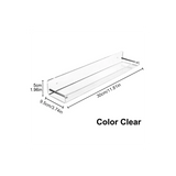 Clear Acrylic Floating Shelves, 15 L x3.25 inch W, Invisible Wall Shelf