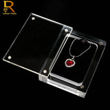 Acrylic Glass Top Gem Box & Showcase