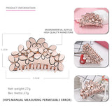 Acrylic Butterfly Hair Clamp Austria Rhinestone Hair Clips