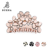 Acrylic Butterfly Hair Clamp Austria Rhinestone Hair Clips