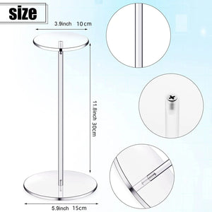Acrylic Hat Wig Display Stand 30/35/40 Cm Home Counter Hat Display Accessories